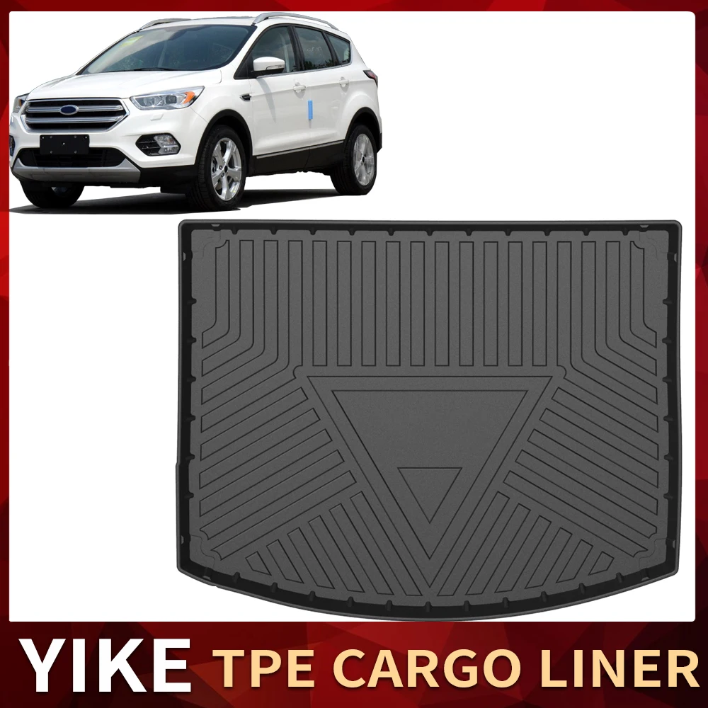 

Для Ford Kuga G2 2012-2019 автомобильный багажник всепогодный TPE нескользящие коврики в багажник водонепроницаемый лоток для багажника ковер аксессуары для интерьера