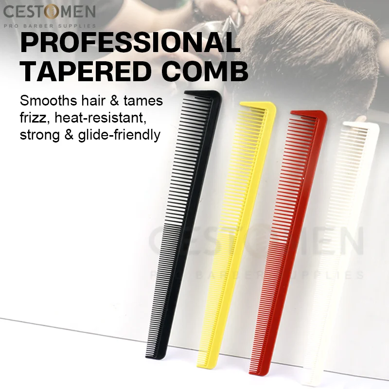 

NEW Professional Tapered Comb Heat Resistant Smooth Hair Combs Men Women Cutting Comb For Hairdresser Salon Barber Accessories