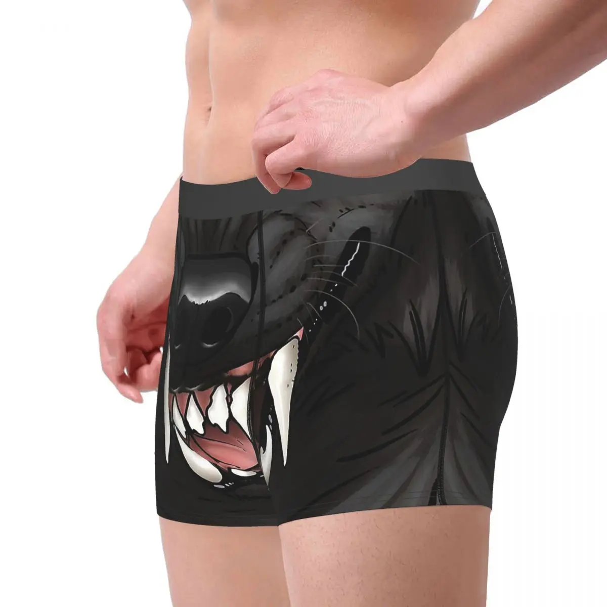 Werewolf Moon Wolf Romantic Horror Film Underpants Breathbale Panties Men\'s Underwear Sexy Shorts Boxer Briefs