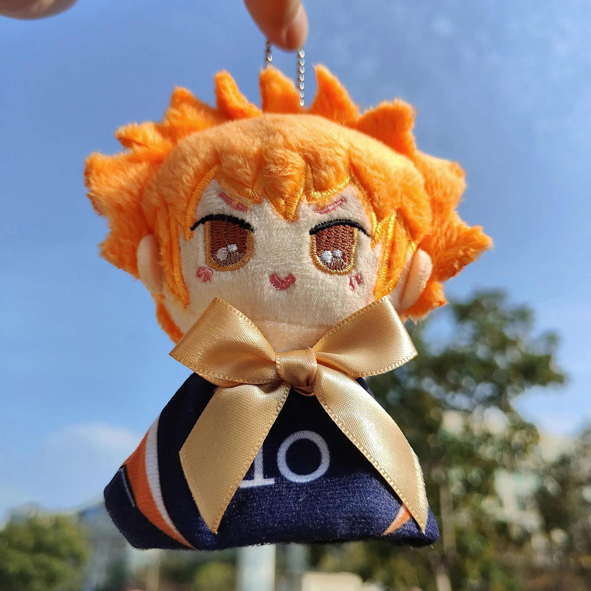 

Anime Haikyuu!! Shoyo Hinata Cosplay Fluffy Cotton Doll Charm Cartoon Fuzzy Maumet Puppet Pendant Accessories Adorn Xmas Gift