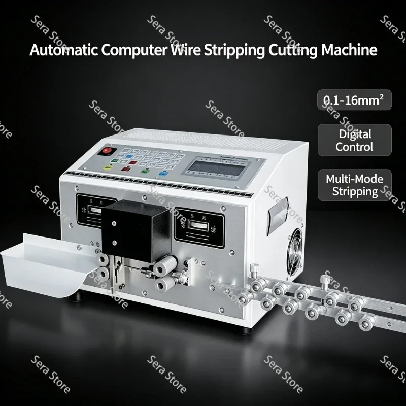 Computer Controlled Automatic Cable Stripping Cutting Machine Multi-function All-in-One Wire Processing Equipment
