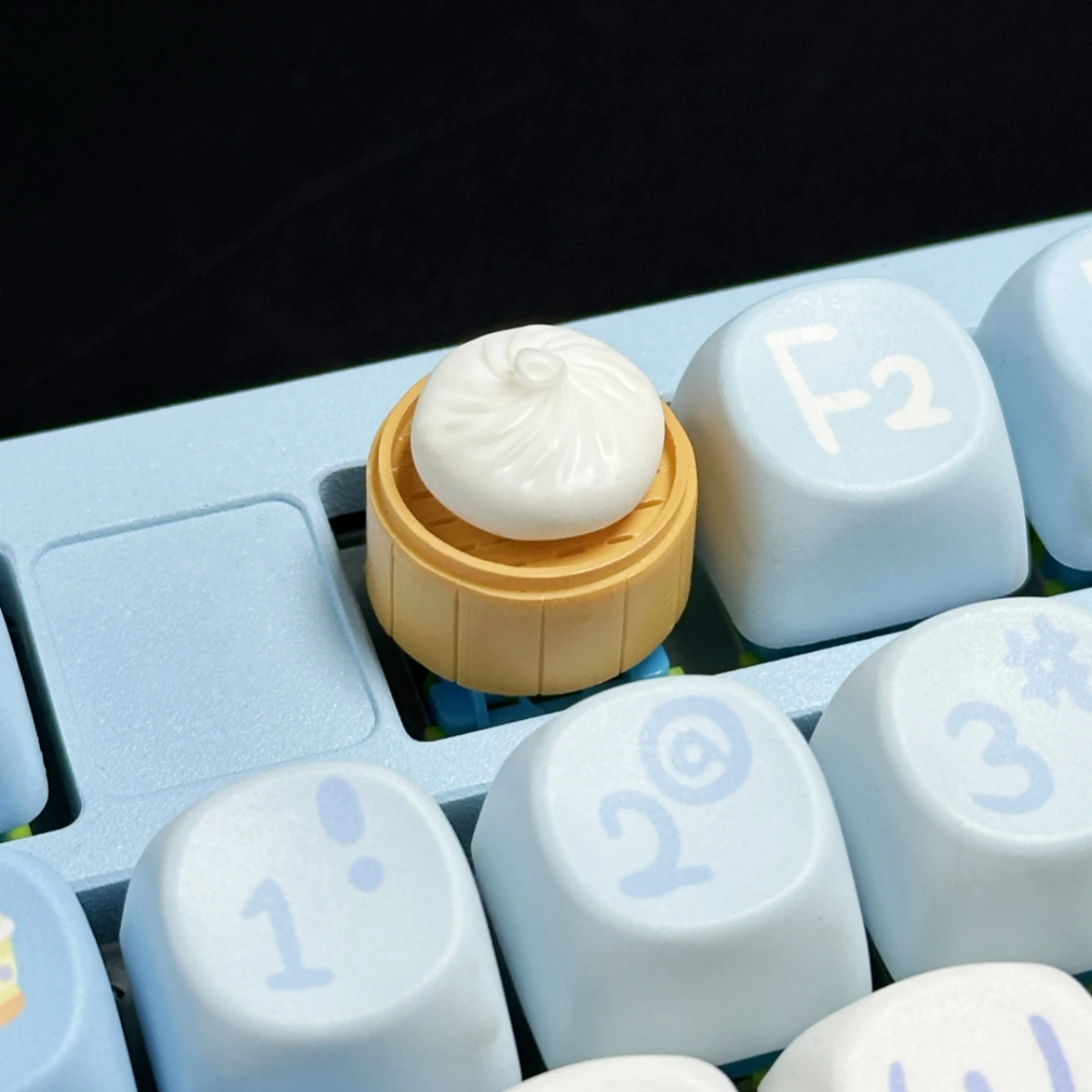 Delicious Stuffed Bun Dumpling Keycap Game Mechanical Keyboard Personality Artisan Keyboards Keycap