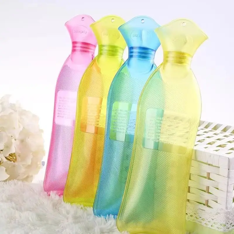 Hot Water Bag for Menstrual Period, Rubber PVC Water Injection, Long Small Special, Warm Water Bottle, 850ml