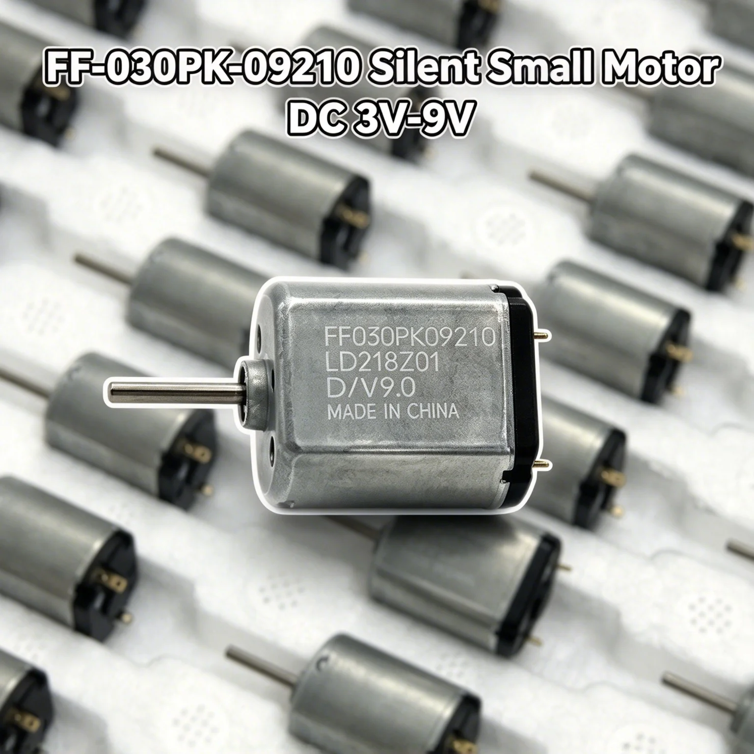 FF-030PK-09210 Mini 030 Motor DC 3V-9V 19000RPM Silent High Speed 15mm Micro Motor for Home Appliance AV Door Lock DIY Toy Car