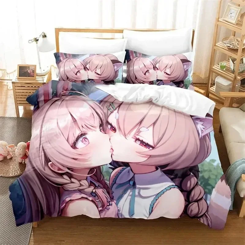 

3D Printed Pipkin Pippa Anime Bedding Sets exquisite bed supplies set duvet cover bed comforter set luxury birthday gift
