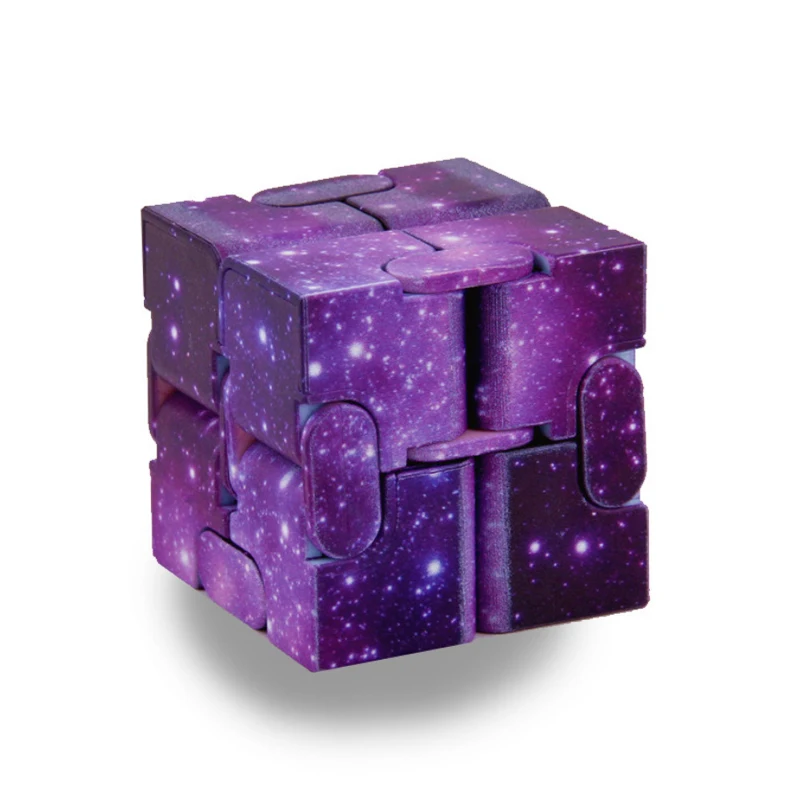 Starry Sky Infinity Cube Stress Reliever ADHD Sensory Autism Fidget Toys For Anxiety Children Adults Cubo Para La Ansiedad