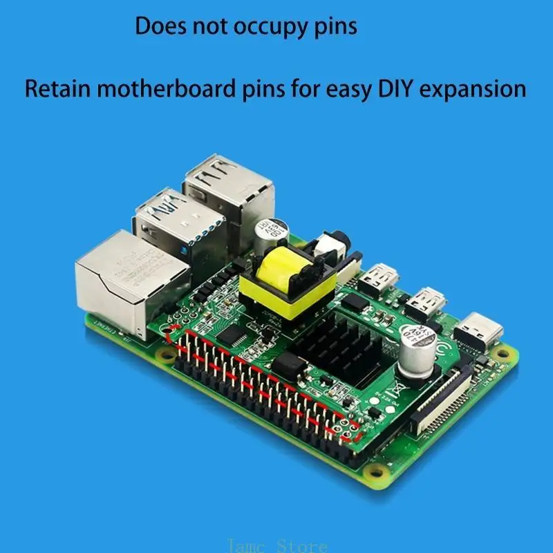 

LX0B Ethernet POE Power Supply Module 802.3af Expansion Board with Heatsink