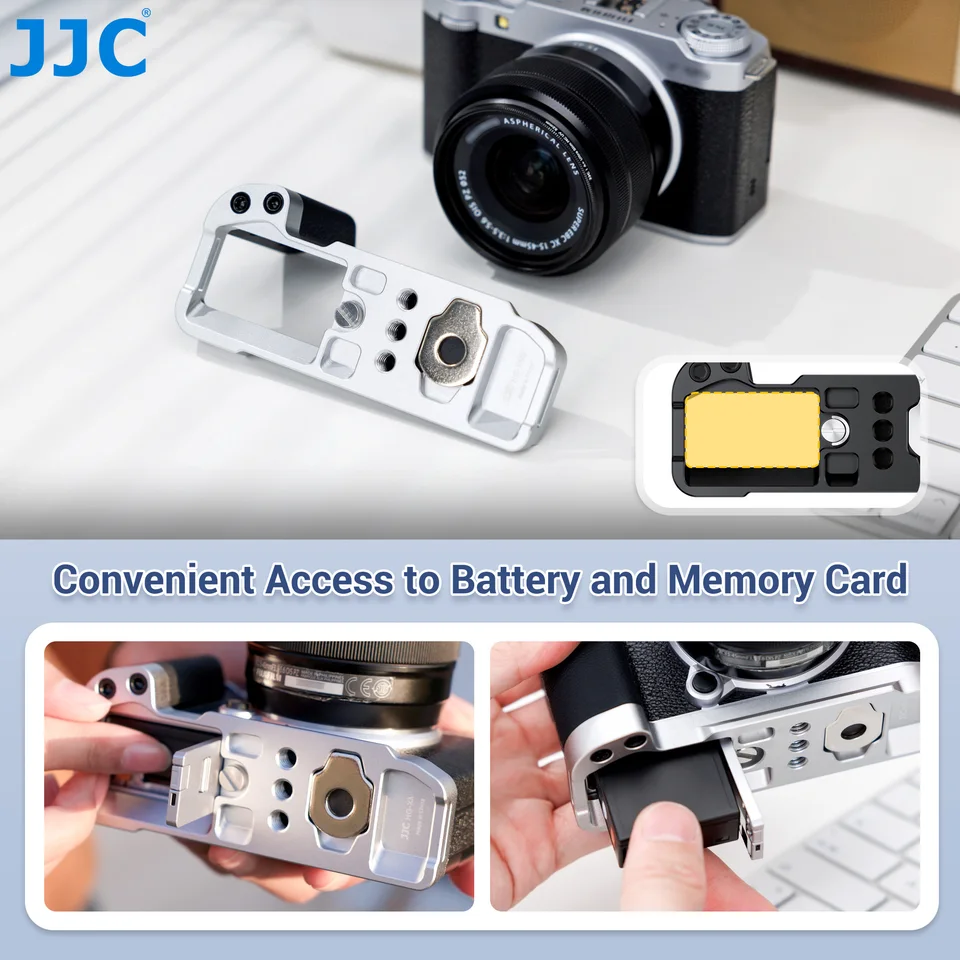 JJC X-M5 L 字型金属ハンドグリップハンドグリップ Fufilm フィルム X