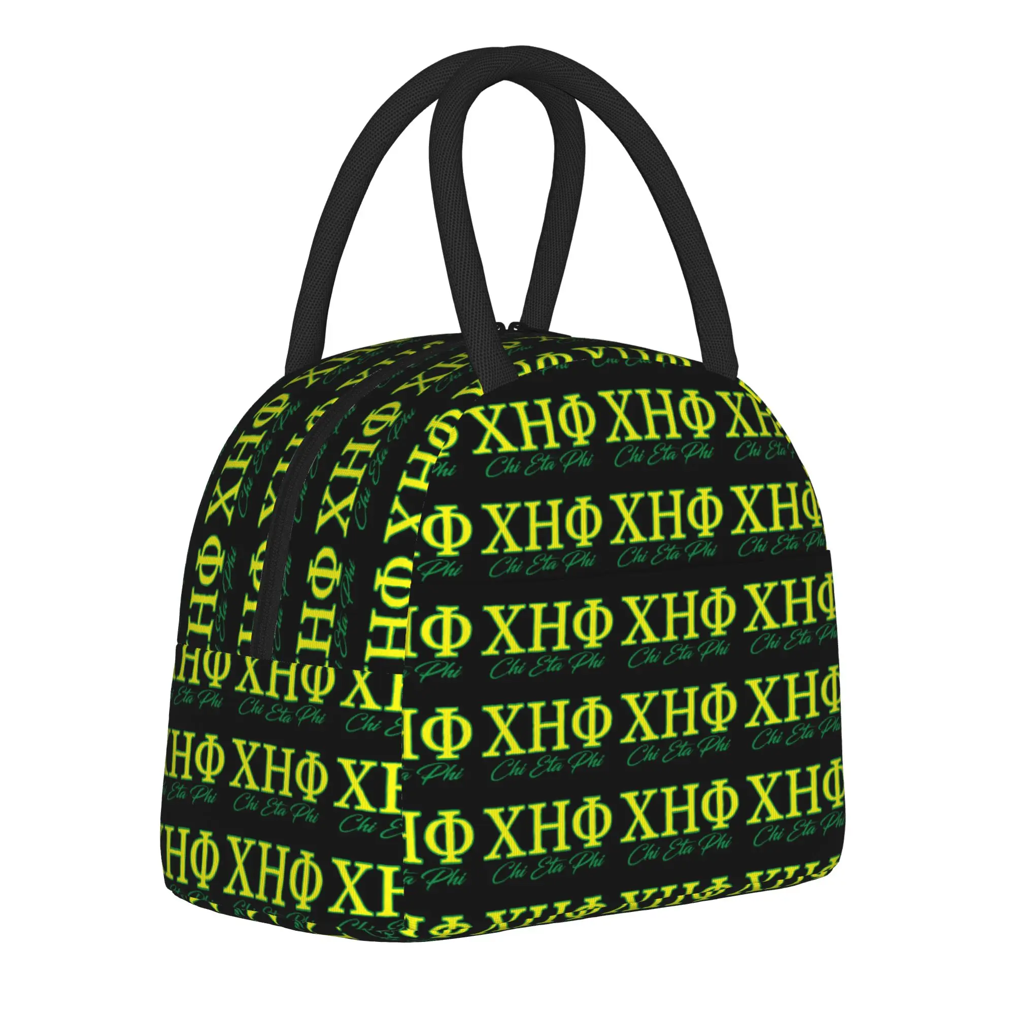 CHI ETA PHI Sorority Nurse 1932 Lunch Bag For Unisex  Custom Lunch Box Leisure Travel Cooler Bag Portable Oxford Tote Food Bags