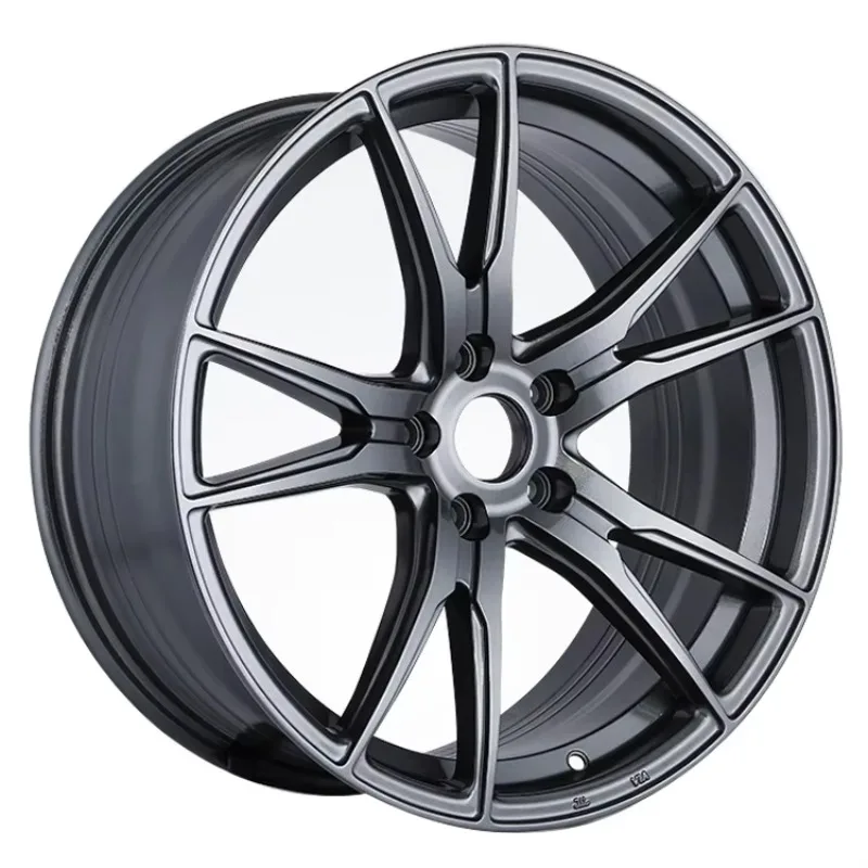 5x108 Matte Black Forged Aluminum Wheel Rims 17-19 Inch Sport Car Wheel Rims For Compact Sport Sedans