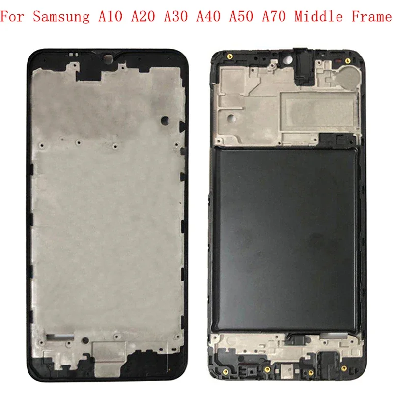 Middle Frame Housing LCD Bezel Plate Panel Chassis For Samsung A10 A20 A30 A40 A50 A60 A70 A10S A20S A50S Phone Middle Frame