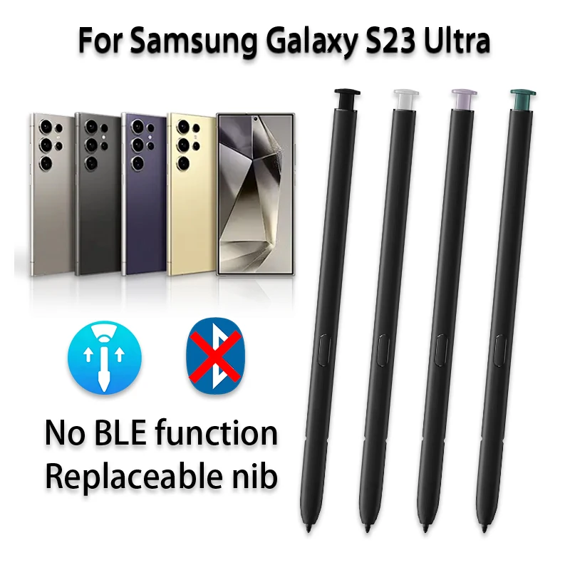 Ersatz-S Pen für Samsung Galaxy S23 Ultra, SM-S918B/DS SM-S918U SM-S918W SM-S918N Touchscreen-Stylus-Stift ohne Bluetooth