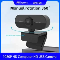 Cámara 1080P HD para ordenador, cámara HD USB con micrófono incorporado, cámara de red USB, cámara Web para trabajo con micrófono y trípode