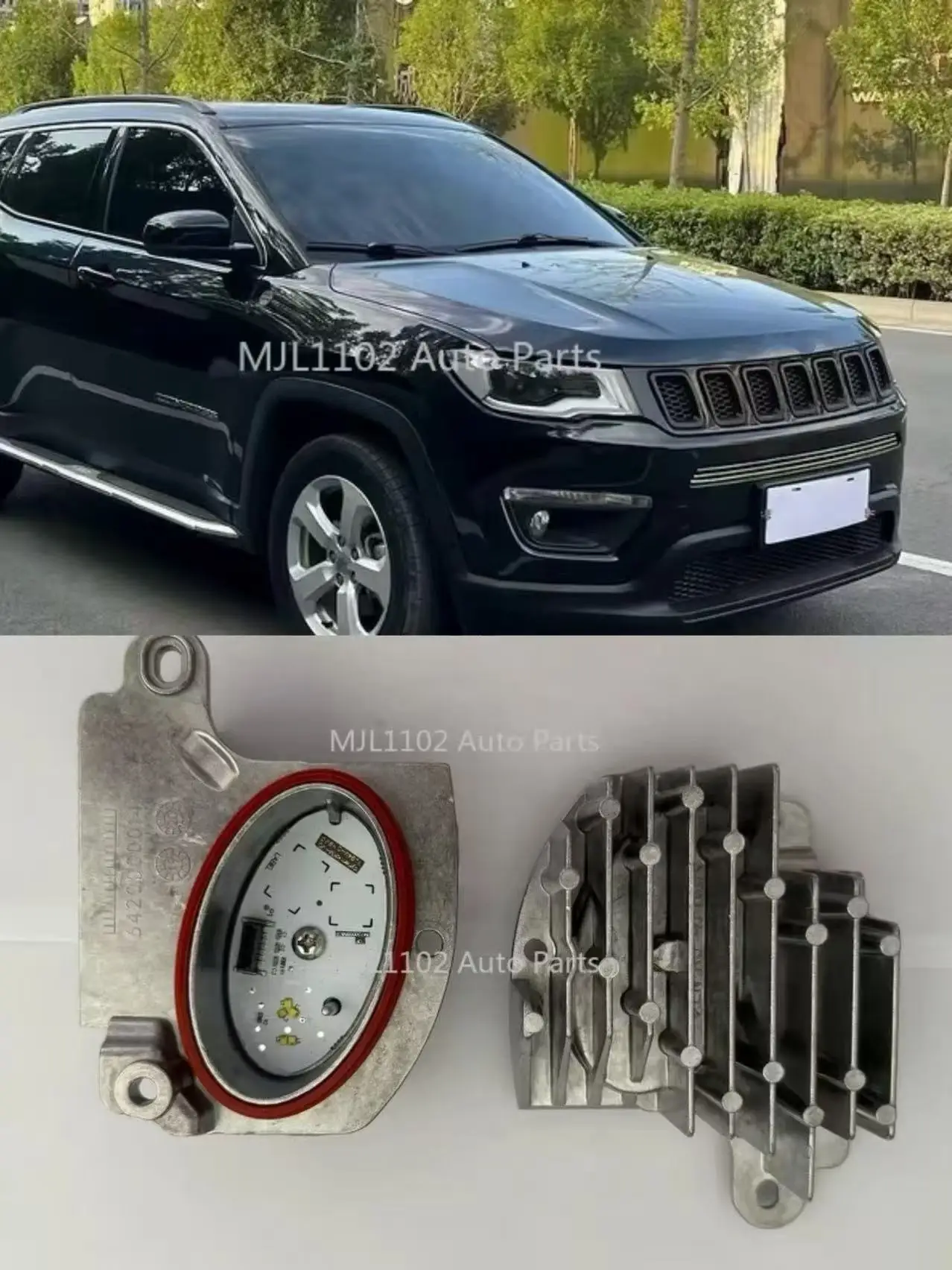 

New 6420000013-L 6420000014-R Headlight Daytime Running Light DRL Led Module For JEEP 2021-2022-2023 COMPASS