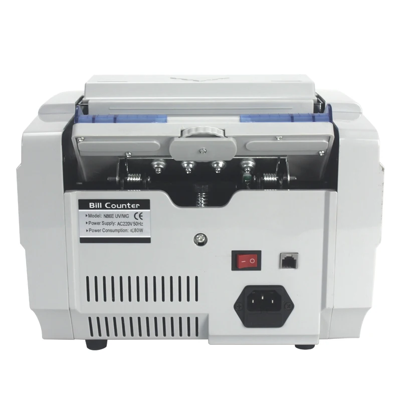 N86E Value Money Counter Machine Counterfeit Bill Currency Detector Calculate Mixed Denomination for EUR TRY PKR INR
