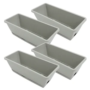 4 Sets Veranda -Pflanzgefäße von Blumen Sukkulenten enthalten 10 Hauptverkäufe großer Gärtner Vase - №4