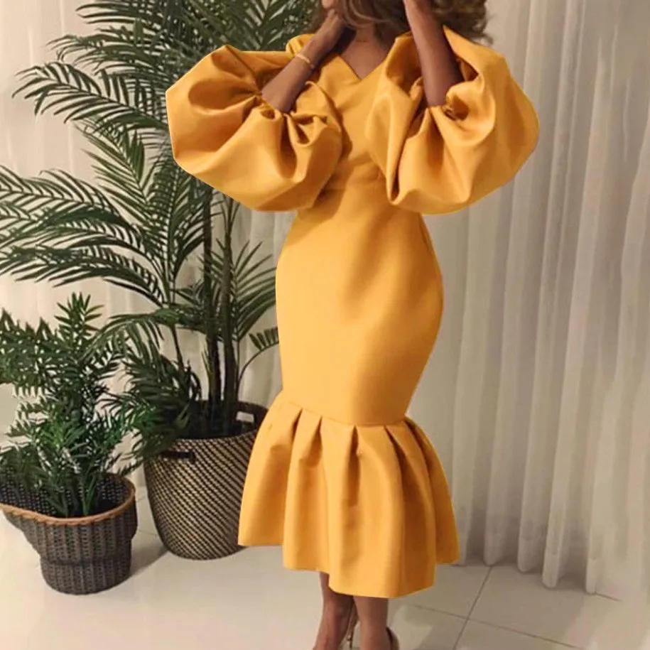 V Neck Dress Long Sleeve High Waist Urban Style with Pullover Elegant Style a Line V Neck Long Sleeve Dress Summer for Women