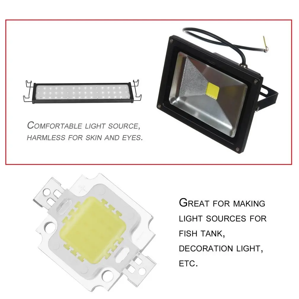 LED COB lamp Bead Smart IC non c' è bisogno di Driver fai da te Flood light Led Bulb Spotlight Outdoor Chip Lamp Flood Light Lamp Bead