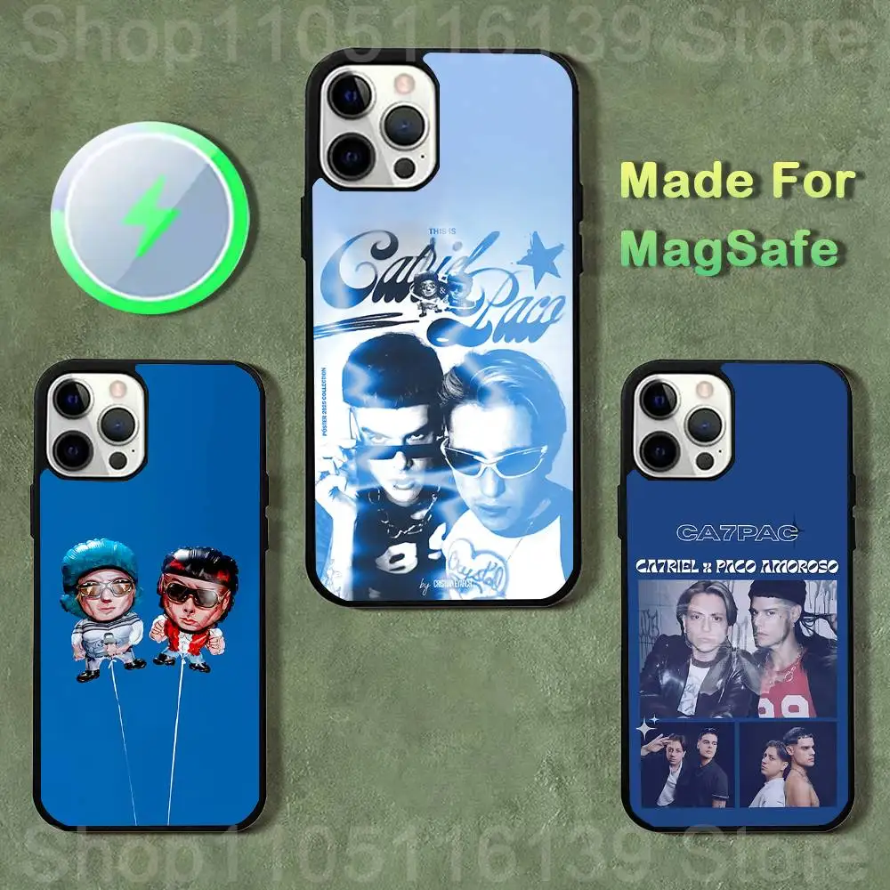 

Paco Amoroso Ca7riel Phone Case For iPhone 17,16,15,14,13,12,11,Pro,Max,Plus,Mini,SE4,E Magnetic Magsafe Wireless Charging