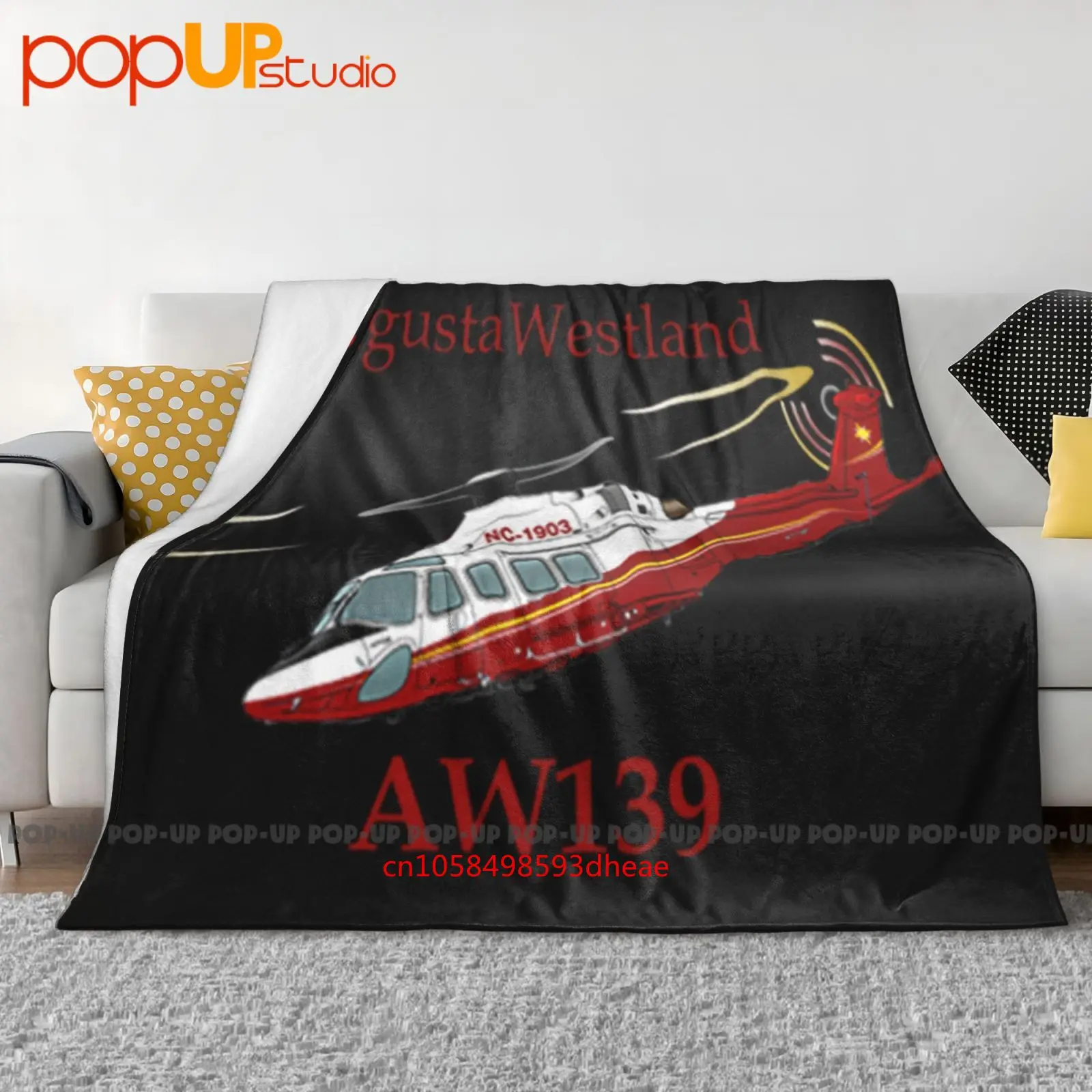 Agusta Westland Aw139 Ультра-мягкое одеяло для вертолета, зимнее одеяло, чехлы для дивана, чехлы на кровать