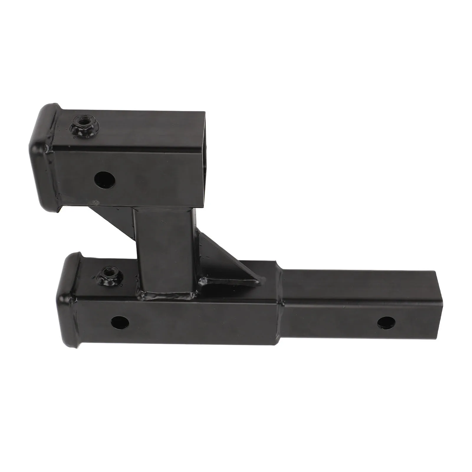 Стальной удлинитель сцепного устройства прицепа N, диапазон расширения 9,65 дюйма, черный адаптер удлинителя сцепного устройства для автомобиля, внедорожника, пикапа, автофургона с 2-дюймовым буксировочным портом