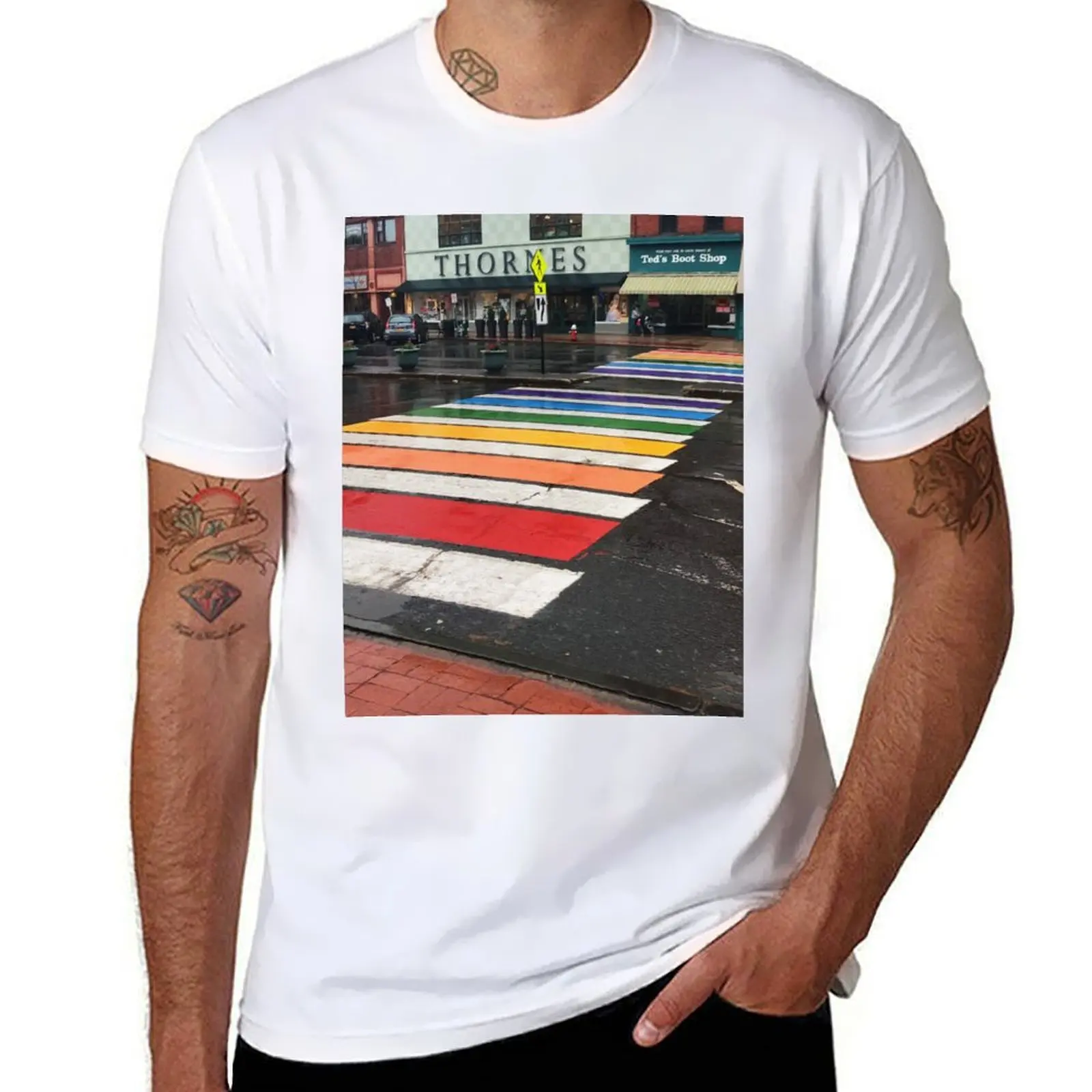 نورثامبتون كروسواك تي شيرت تي شيرت الرجال 100% القطن الفاخرة العلامة التجارية رجل تي شيرت القطن تي شيرت #1