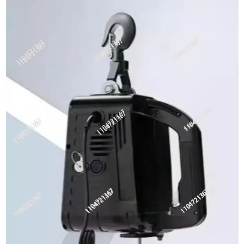 

500KG Portable Electric Hoist Workshop Cargo Lifting Crane Household Construction Mini Electric Winch