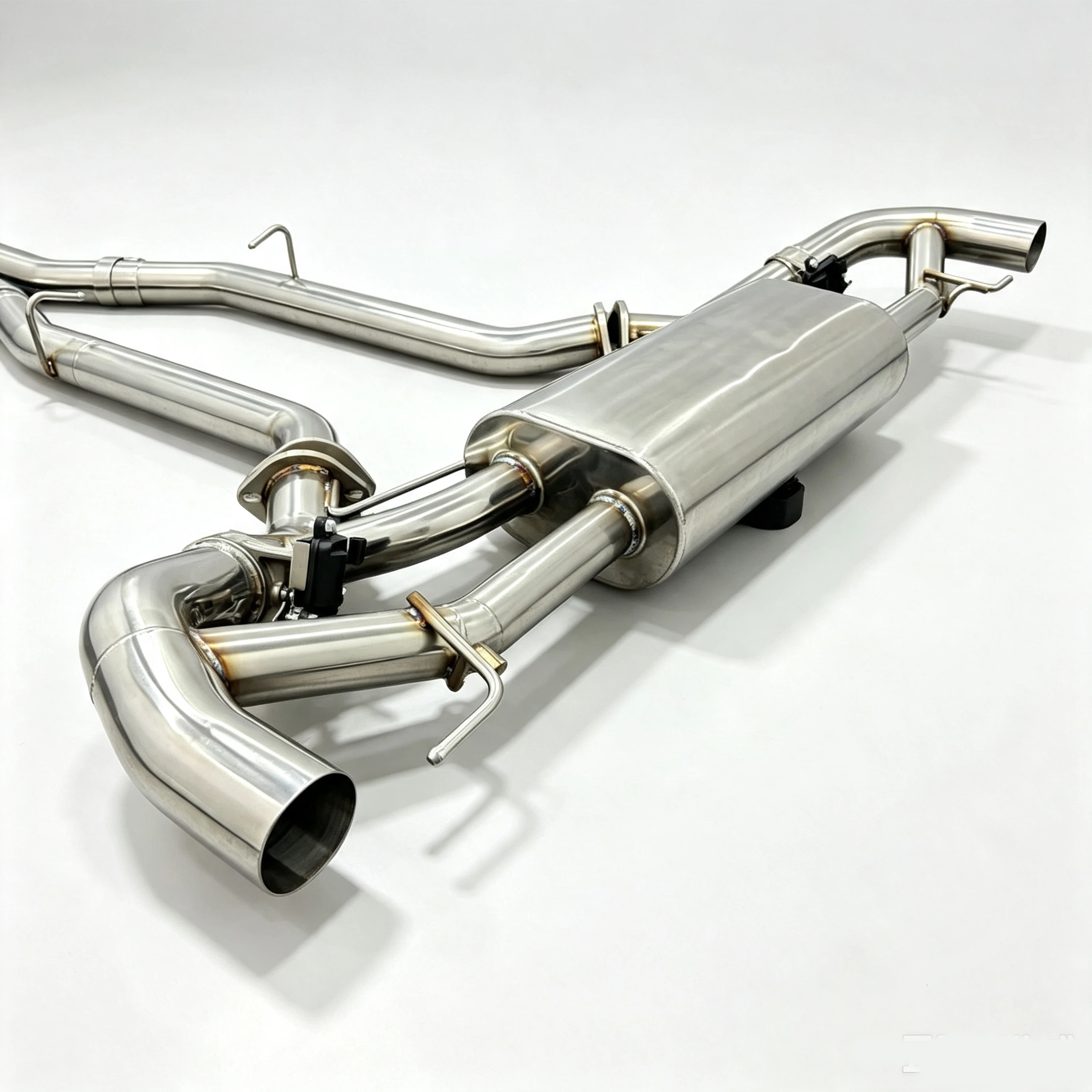 Für BMW X5 X6 G05 G06 B58 3.0T Edelstahl-Catback-Auspuffanlage mit Tuning-Schalldämpfer und Ventil – Detail 5