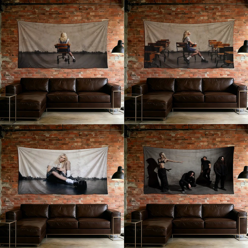 Bandeira T-Taylor Momsen P-Pretty Reckless Dear God para decoração de quarto, dormitório, camping, piquenique, estilo artístico, garagem, bar, decoração de parede.