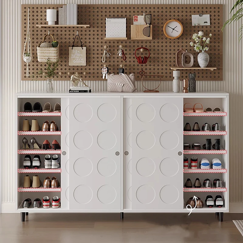 

Designer Modern Shoe Cabinet Vertical Slippers Luxury Box Organizer Storage Mobile Shoe Shelf Display Muebles Hotel Furniture