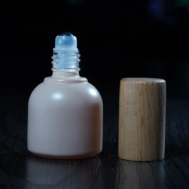 Bouteille d'huile essentielle en acier inoxydable, rouleau sur boule, masseur, crème pour les yeux, Spray de parfum, bouteille vide rechargeable, 10ml