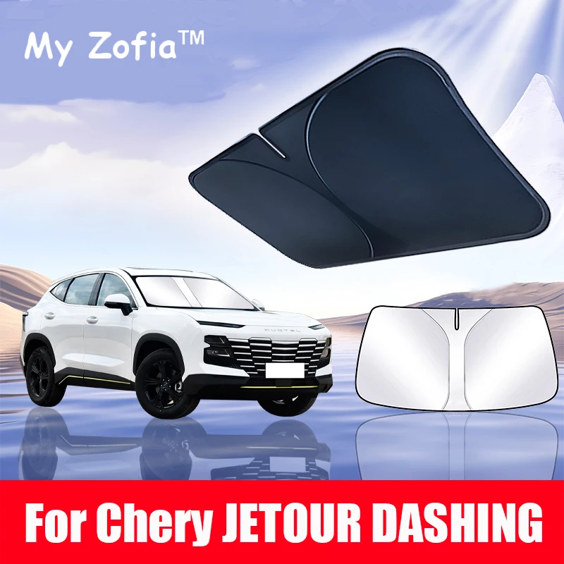 

For Chery JETOUR DASHING 2023 2024 2025 Car Windshield Sunshade Cover Anti UV Protection Auto Parts