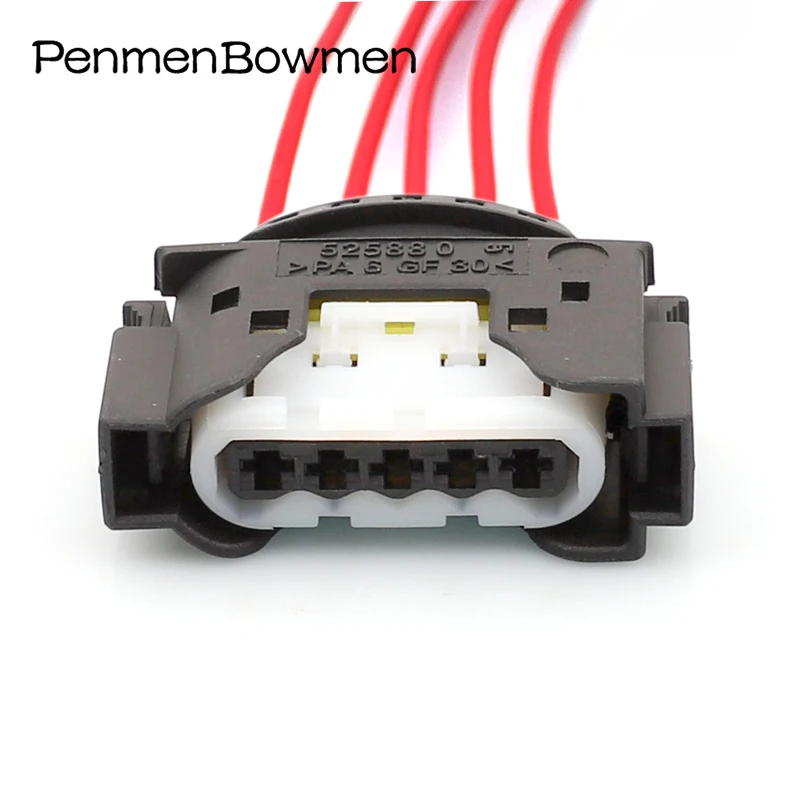 5 Pin Auto Air Flow Meter Sensor Waterproof Plug Electronic Connector Wire Harness For BMW E46 E81 E87 E90 E91 09441552 50290892