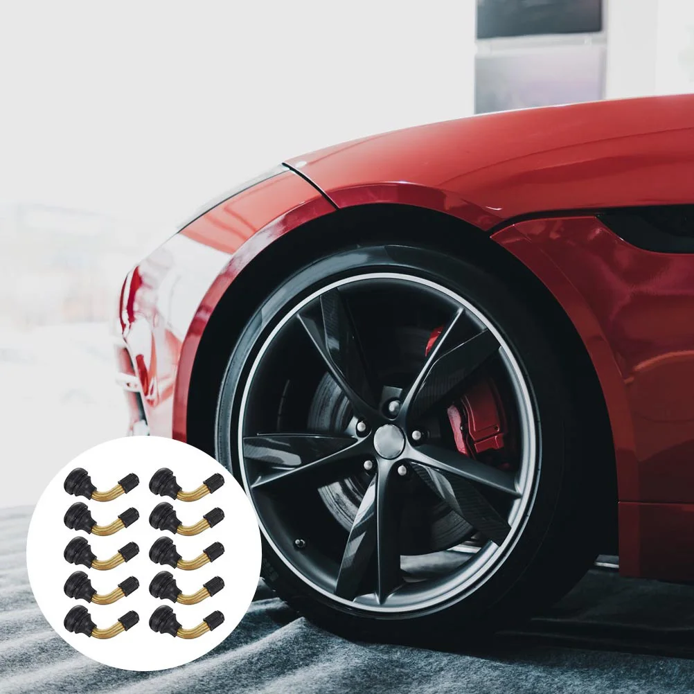 

10pcs Rubber Valves Stem Snap-In Tubeless Replacement For Atv Motorbike Scooter Wheel Valves Stem Motorcycle Accessories Wear