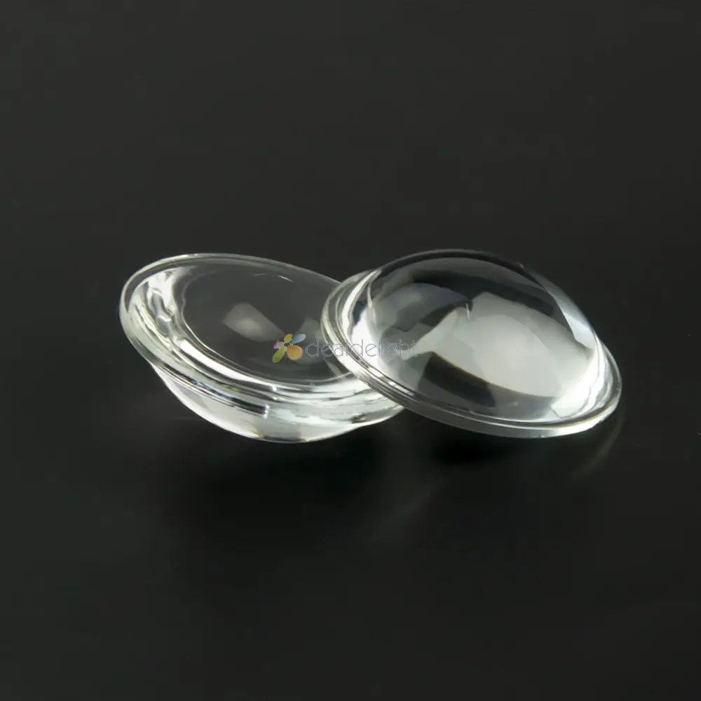 High Quality Optical Glass Transparent LED Lens 28mm 30mm 44mm 50mm 54mm 66mm 78mm 100mm For High Power LED DIY