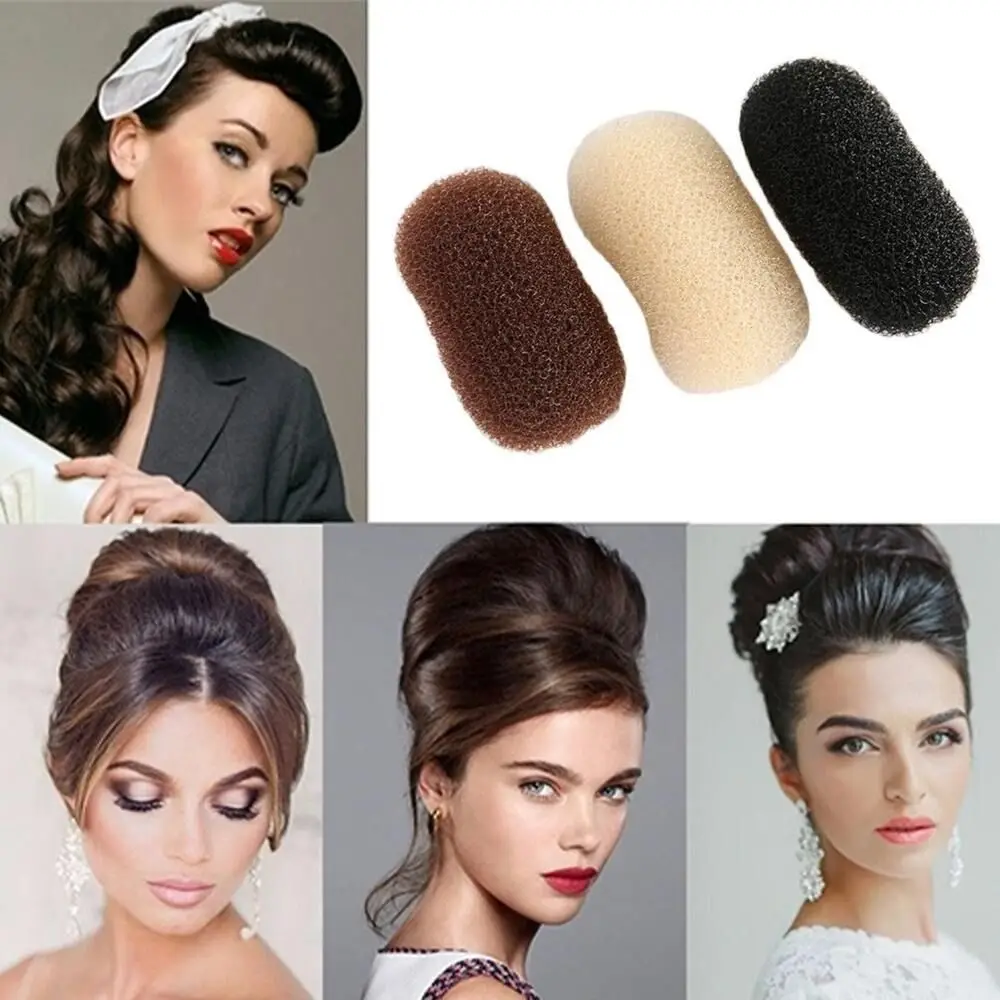 Hair Clip 3Pcs Invisible Heighten Hairpin Puffy Hair Pad Hair Volume Increase Fluffy Sponge Clip