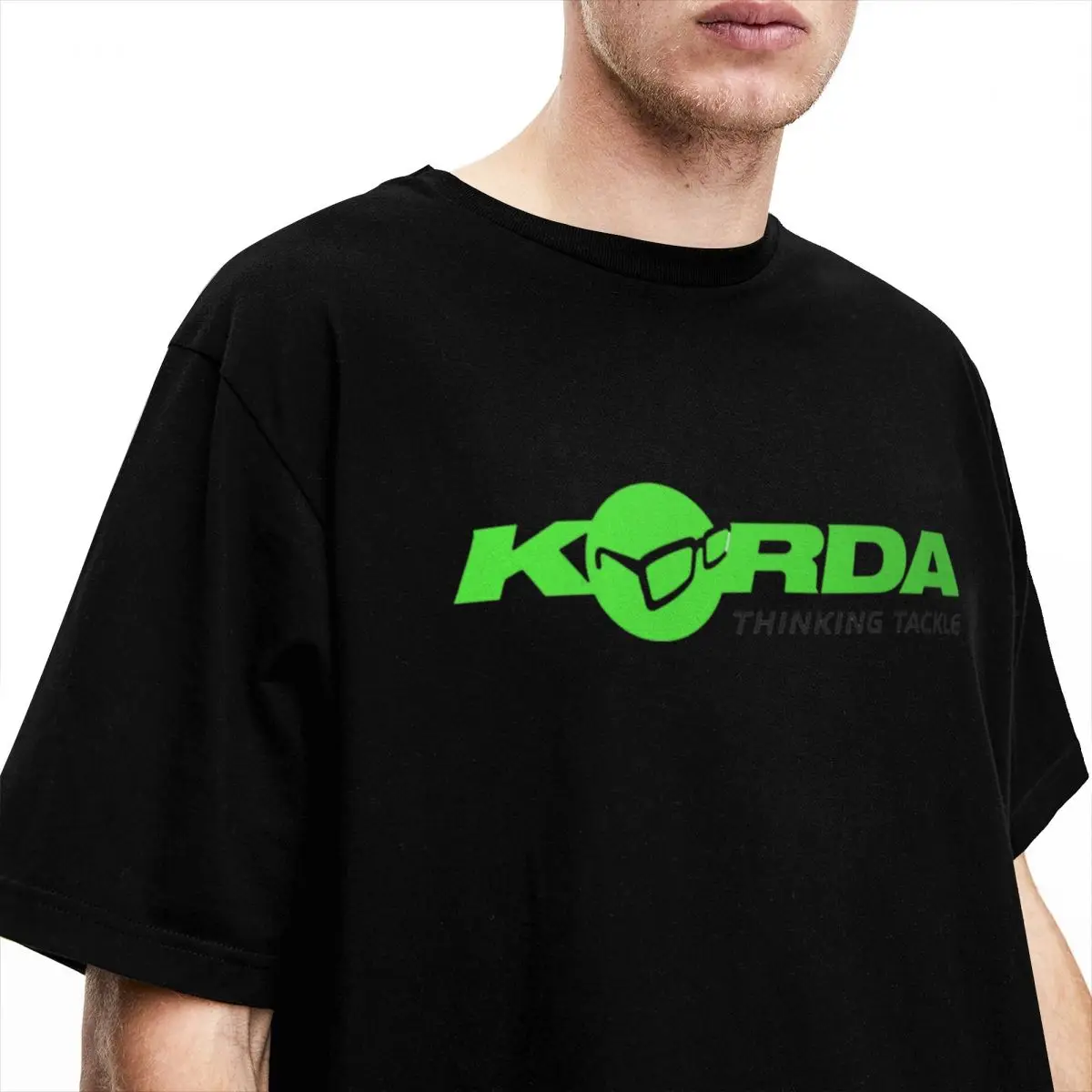 Korda T-Shirt Fish Logo Novelty T-Shirts Short-Sleeved Vintage Tshirt Summer Cotton O Neck Plus Size 5XL Top Tees