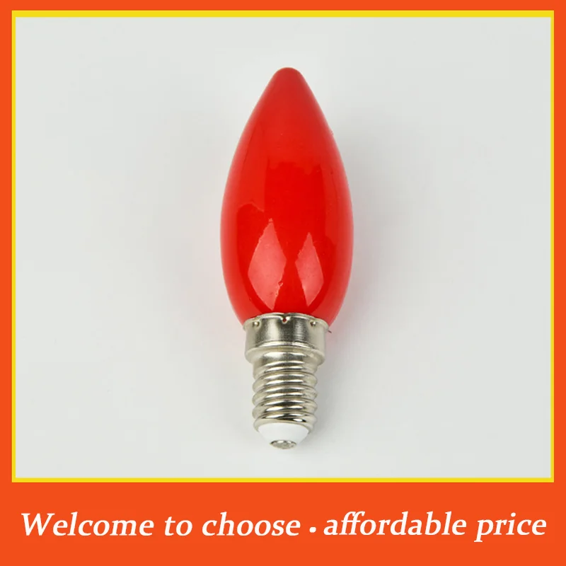 VP 1PC new high quality LED altar bulb E12/E14 Red candle Buddha lamp Temple decorative lamp Buddha bead decorative lamp