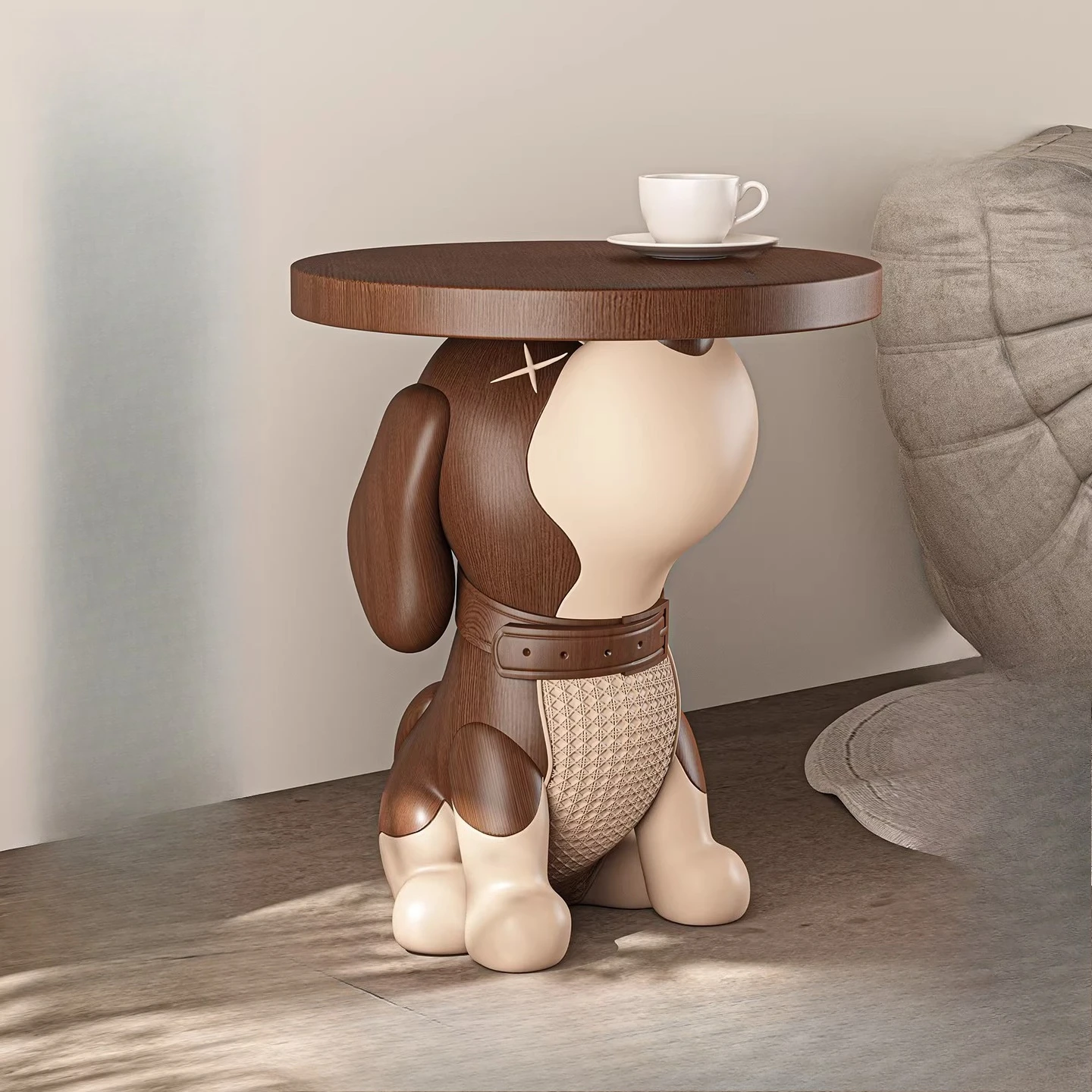 Side table coffee table, ornaments, practical home decorations piggy bank, creative gifts, giving friends a new house