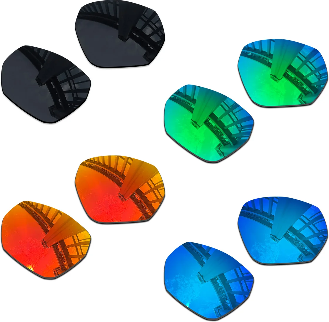 

Сменные поляризационные и тонированные линзы для солнцезащитных очков Oakley Plazma OO9019