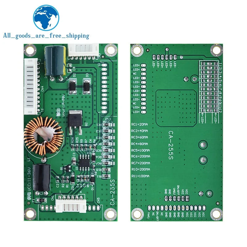 Placa de corrente constante de retroiluminação de tv lcd led de 10-48 polegadas CA-255 adequada para placa inversora de impulso módulo de potência de impulso