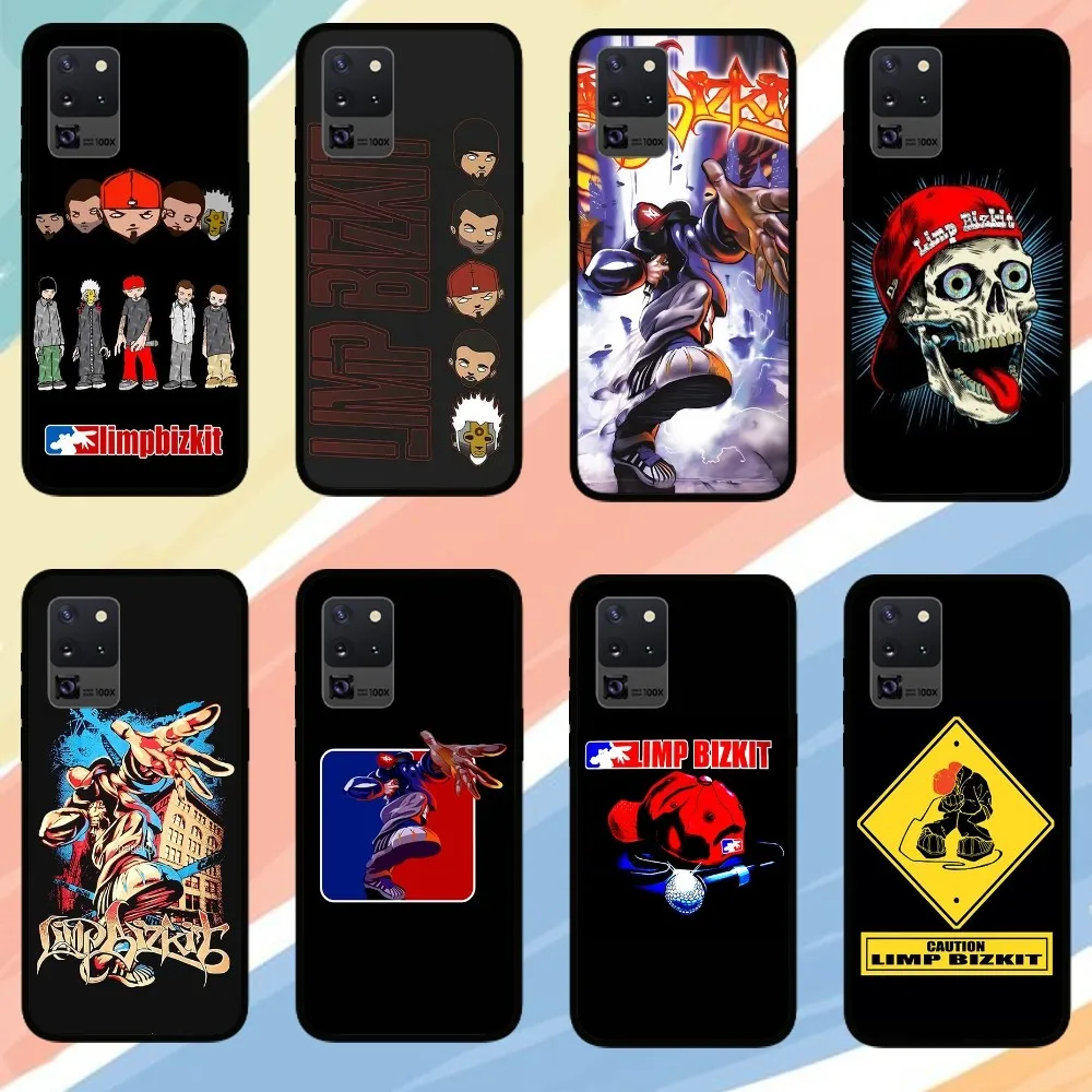 The Band Limp Bizkit Phone Case For Samsung Galaxy S24 S23 S22 S21 S20 FE Note 20 Ultra 5G Black Phone Case