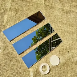 Making lenses for a kaleidoscope periscope, acrylic mirrors, scientific experiments, reflection mirrors