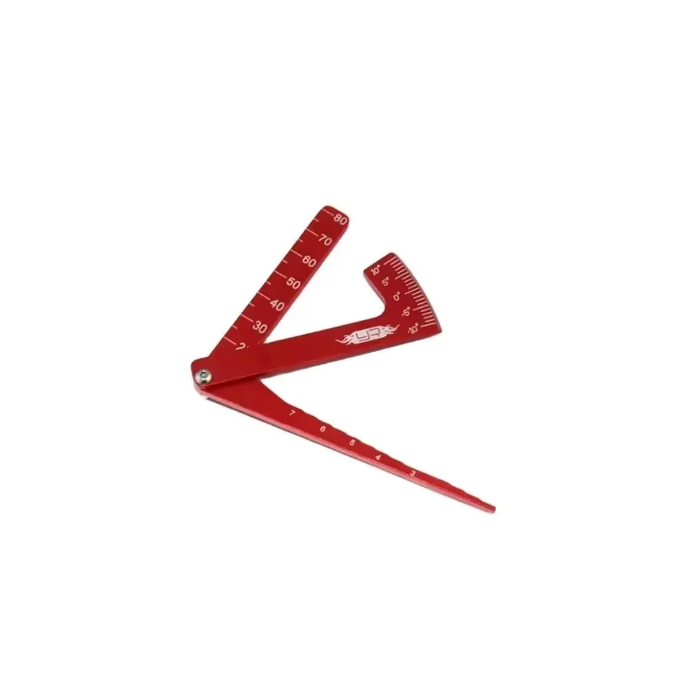 3 In 1 Height Gauge Ruler Aluminum Metal Parts Wheel RC Road Car Set Up Tool Chassis Camber Ride Dip Angle Suspension Simple Toy