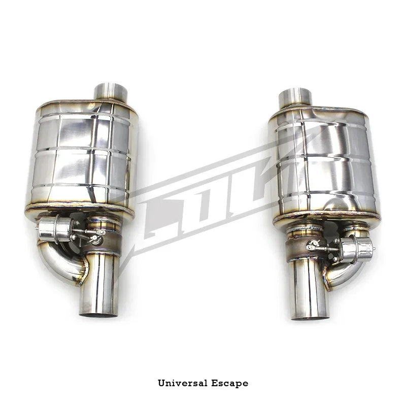 Stainless Steel Universal Racing Silencer Escape For Various Models Performance Exhaust Muffler 63mm/76mm pipe diameter