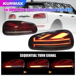 Pair of Car Tail Light Assembly For BMW MINI Cooper F54 Clubman 2015-2020 Brake Rear Light Dynamic Car LED Lights Taillight