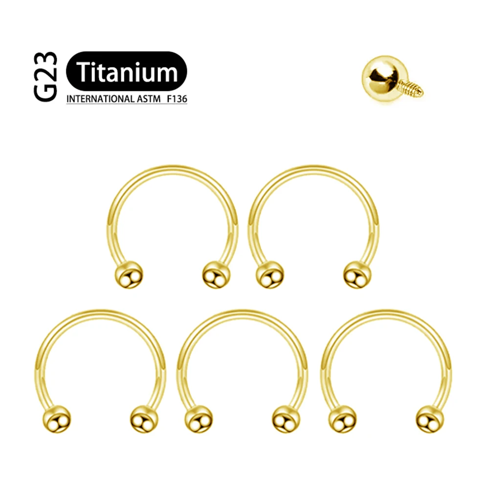 5 Stücke Implantat Grade F136 Titan Gothic Spike Labret Tragus Helix Bar Lip Bar Ringe Stud Knorpel Ohr Piercings Körperschmuck – Detail 19
