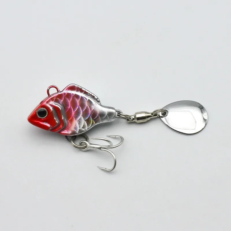 1 Stück 5~15g VIB Angelköder mit Schwanzspinner, Crankbait, Angel-Löffelköder, Klingenköder, sinkender Köder, Bass-Angeljigs, Angelköder – Detail 4