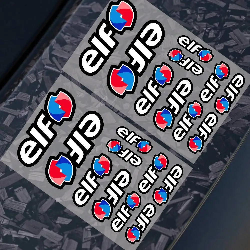 1PC Bike Motorcycle Car Locomotive Reflective Laser Sticker Styling Vinyl Decal Stickers Decoration FOR E-ELF