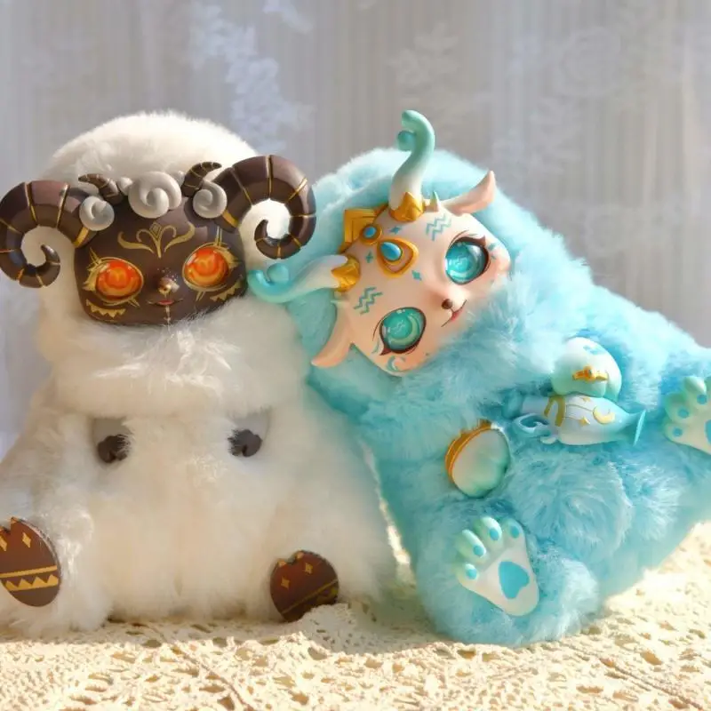 

Original Blind Box Mobo Star Twelve Constellations Series Mystery Box Soft Vinyl Doll Desktop Girl Collect Toy Surprise Gifts